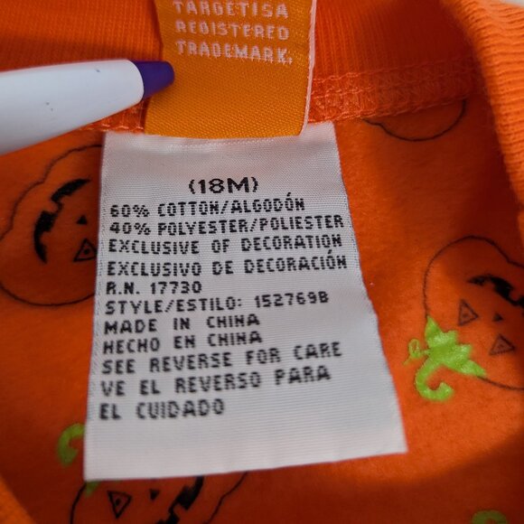 Target 18M Toddler Glow In the Dark Halloween Shirt - Picture 3 of 5